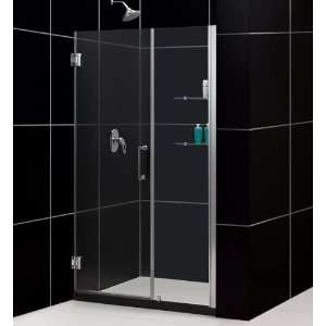   49Adjustable Shower Door with Glass Shelves, Chro