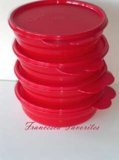 Tupperware Impressions Cereal Soup Pasta Snack Microwave BOWL SET Rare 