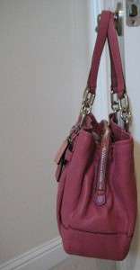 NWT Coach Chelsea Leather Jaden Carryall Purse Bag Ginger Beet Pink 