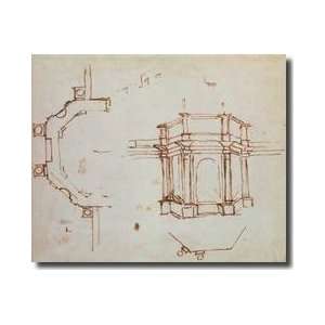  W24r Architectural Sketch Giclee Print