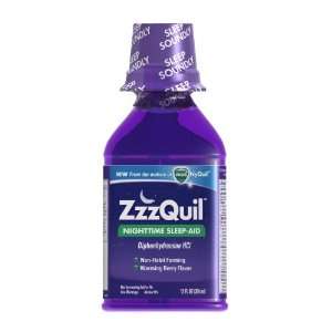  Vicks Zzzquil Nighttime Sleep Aid Liquid Warming Berry 