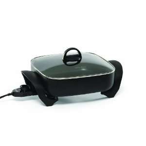 West Bend 72212 Electric Extra Deep Square 12 Inch Nonstick Skillet 