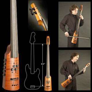 NS Design Electric 4 String CR4 Fretless Omni Bass  