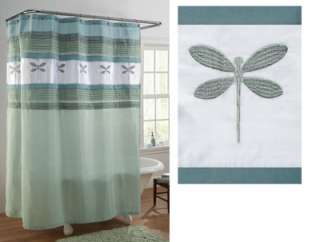 Dragonfly Bath Mosaic Accessory Set With 3 X Bathroom Towels & Shower 