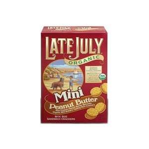  Late July Snacks Organic Mini Peanut Butter Crackers    5 