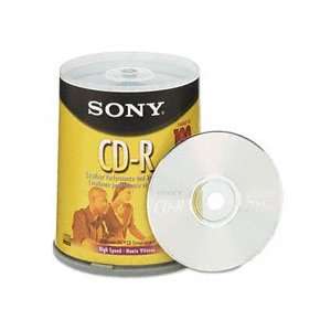  SON100CDQ80RS Sony® DISC,CDR,80M,48X,100SP,SR 