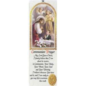   with Communion Prayer in Spanish, 2.25 x 6   Boy