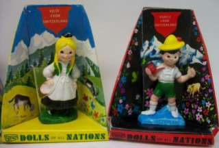 Vintage 1974 STEVEN Dolls of All Nations Miniature International 