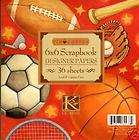 sports scrapbooking, football items in Butterfly Scrapbooking 12x12 