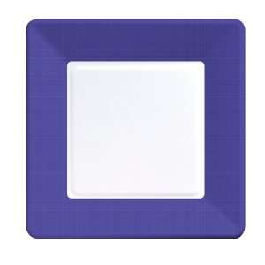  Purple Square Paper Dessert Plates   Color Coordinates 