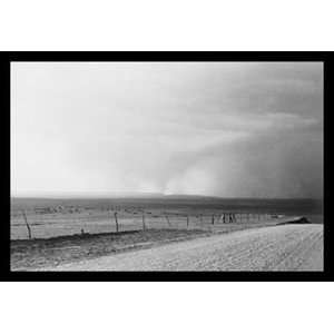  Dust Storm near Mills, New Mexico   12x18 Framed Print in 