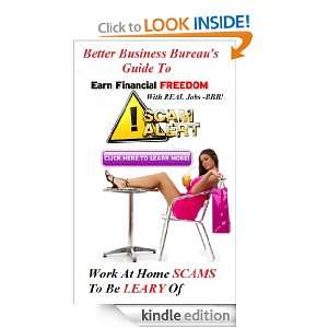 Better Business Bureas Guide of Work At Home Scams To Be Leary Of 