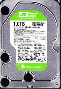 WESTERN DIGITAL 1TB WD10EARS 22Y5B1 SATA DCM DANNHT2CAB 890552695942 