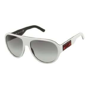   Sunglasses 4089 / Frame Top White on Black Lens Gray Gradient