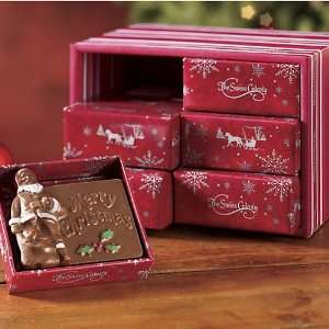 The Swiss Colony Chocolate Santa Cards Grocery & Gourmet Food