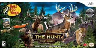   Pro Shops The Hunt Trophy Showdown Bundle (Wii, 2011) With Game & Gun