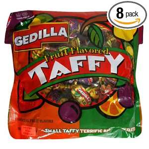 Gedilla Think Big, Fruit Flavored Soft Taffy,15 Ounce Units (Pack of 8 