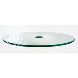  42 Inch Round 1/4 Inch Thick Flat Polished Tempered Glass 