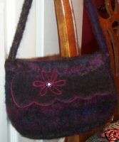 Felted purse pattern  using Noro & Lambs Pride yarn  