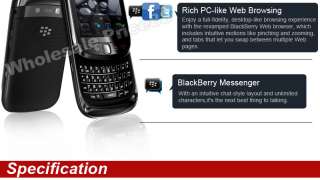 BLACKBERRY TORCH 9800 UNLOCKED BLACK GSM PHONE BB9800  