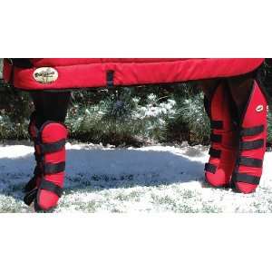  Trailering Boots   Set of 4 Red/Black