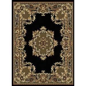 United Weavers China Garden Chinese Aubusson BLK Rectangle 5.30 x 7.20 