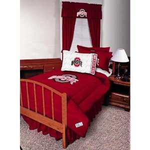  Ohio State Buckeyes Twin Size Bedskirt