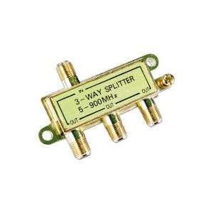  Nippon America Three Way Catv Splitter Gold Electronics