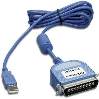 TRENDnet USB to Parallel 1284 Converter TU P1284 (Blue) by TRENDnet