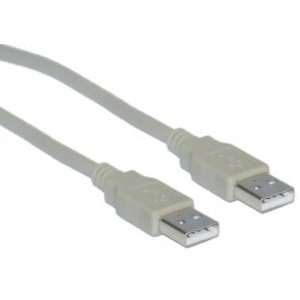  USB Type A Male / Type A Male Cable, 2.0 Version, 10 ft 