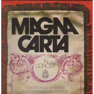  IN CONCERT LP (VINYL) UK VERTIGO 1972 MAGNA CARTA Music