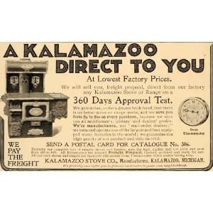  1905 Ad Kalamazoo Stove Range Heaters Antique Oven 