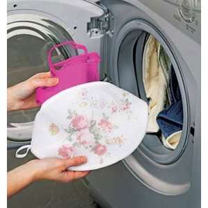  Floral Washing Machine Bra Wash Bag Set of 2. Kitchen 