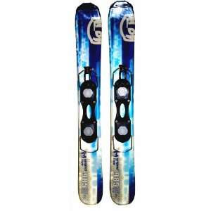O5 985 Wide Snow Blades mini skis & Bindings 99cm Blue White  
