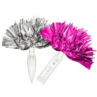 Wii Cheer Pom Poms   Pink/Silver by Kobian USA ( Accessory   Oct. 31 