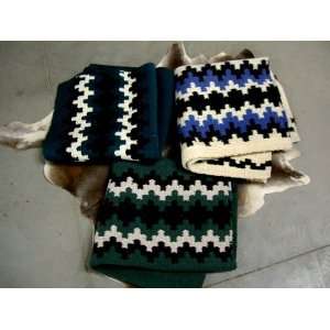  WOOL CUTTER EQUINE SADDLE PAD BLANKET LOT OF 3 BLANKETS 