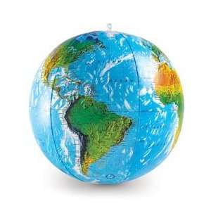 Learning Resources Inflatable Topographical Globe; Globe dia. 12 in 